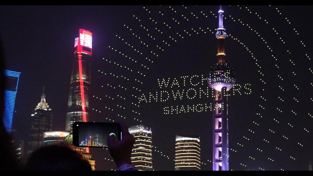 Shanghai drone show 2048